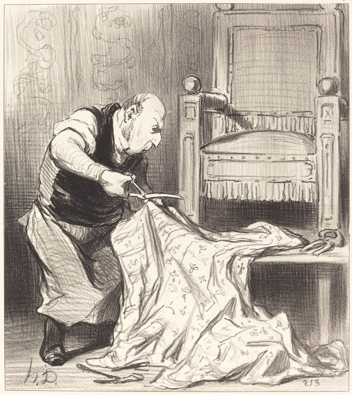 The New Crown Tapetseraren... av Honoré Daumier