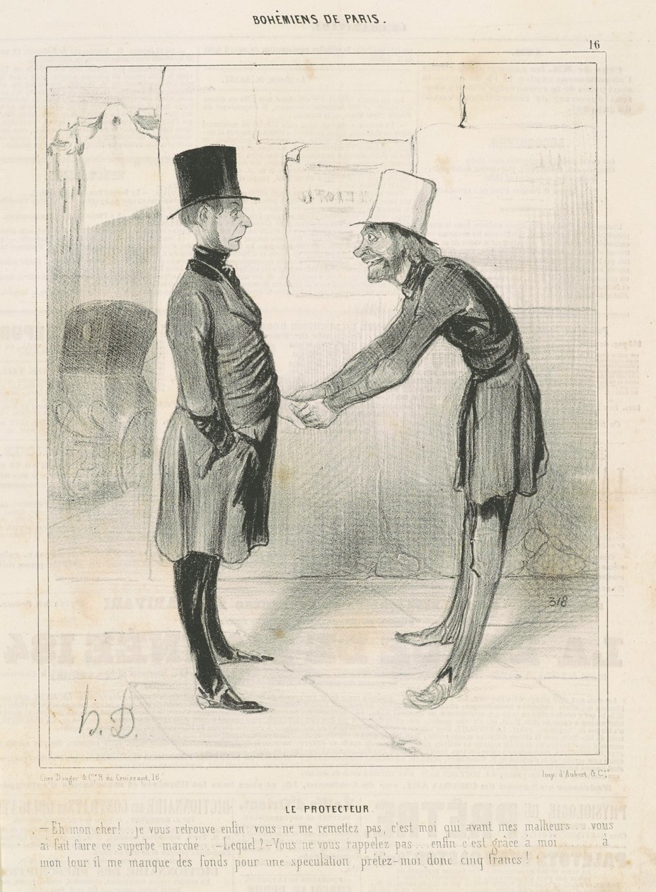 Beskyddaren av Honoré Daumier