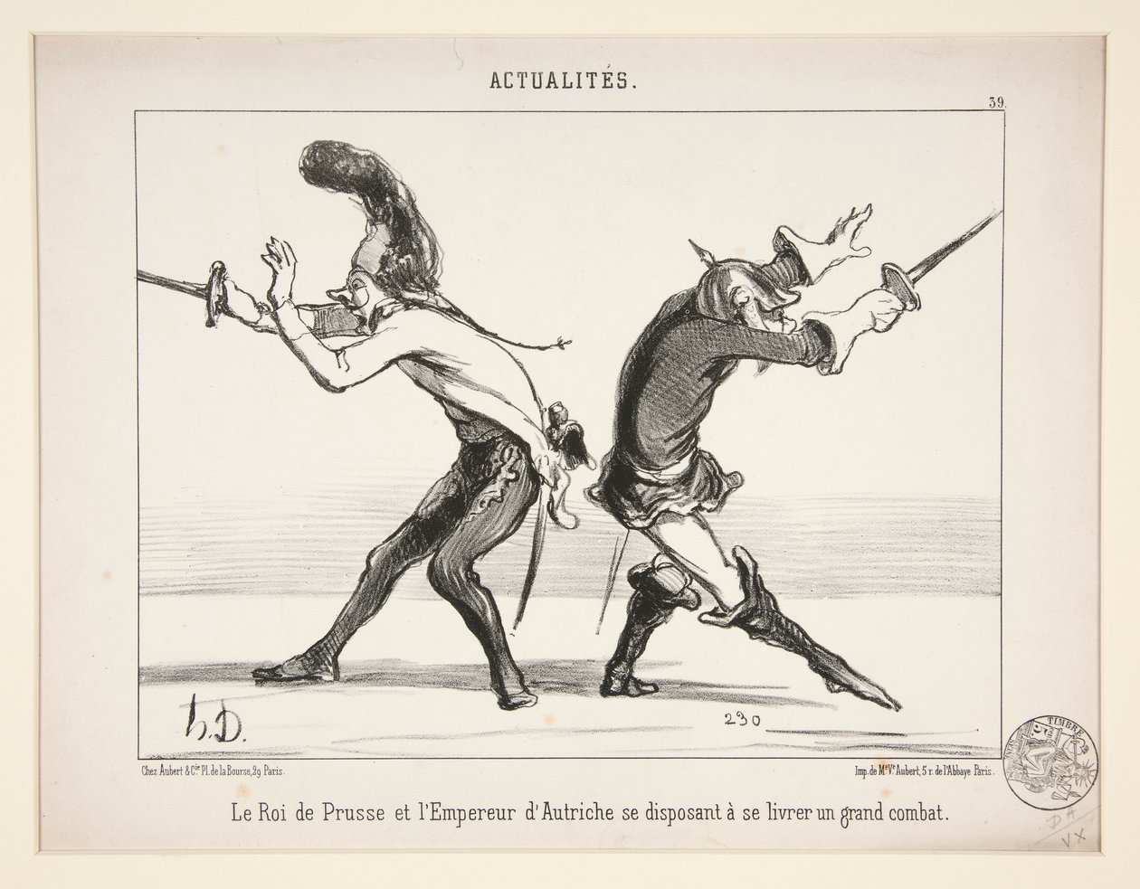 Kungen av Preussen och av Honoré Daumier