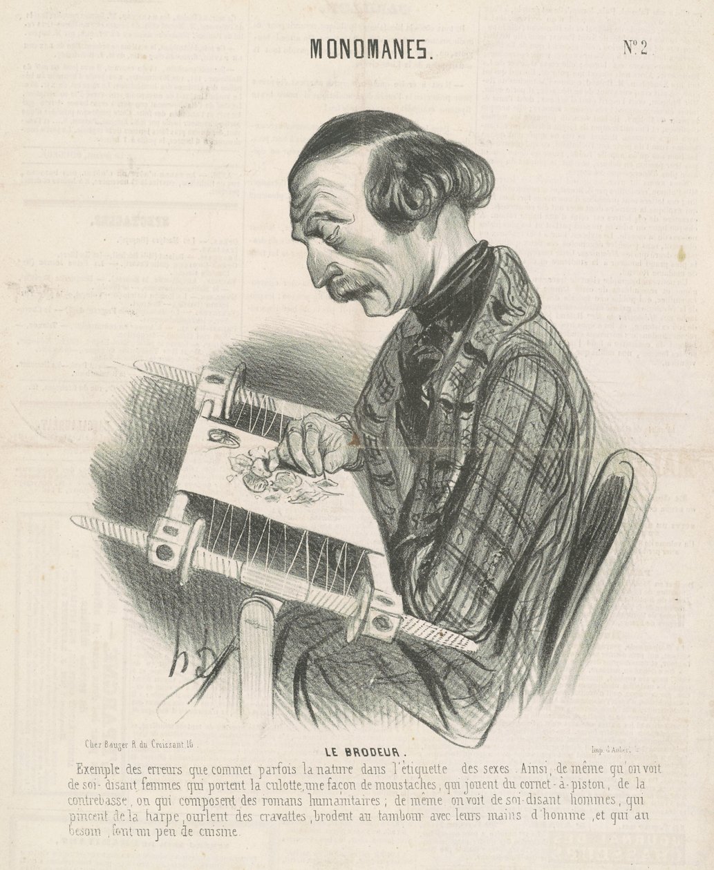Broderaren av Honoré Daumier