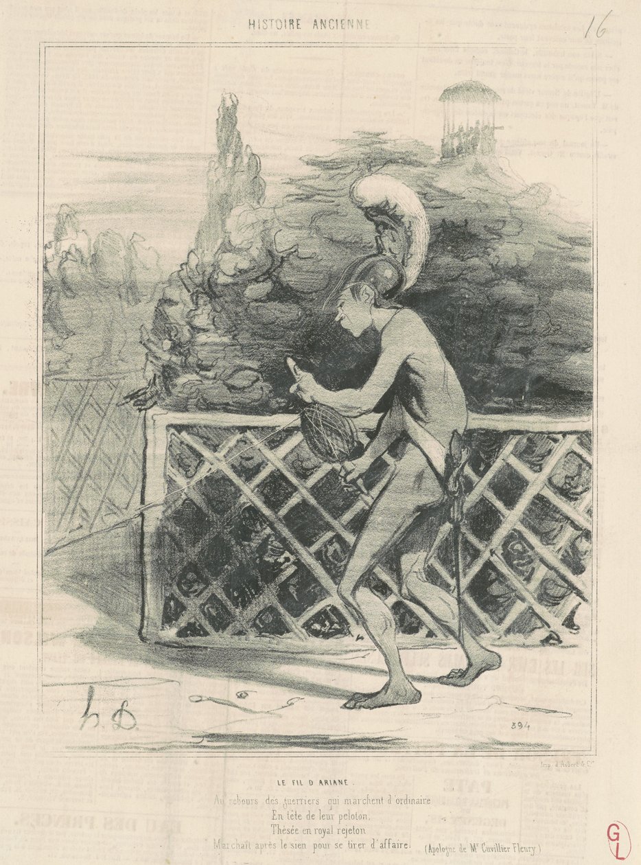 Ariadnes tråd av Honoré Daumier