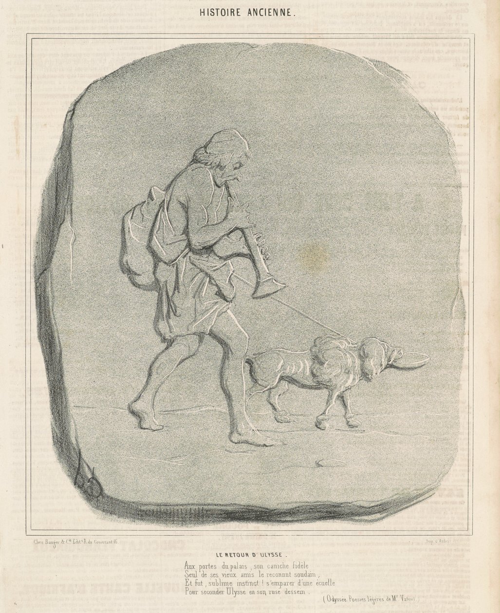 Odysseus återkomst av Honoré Daumier