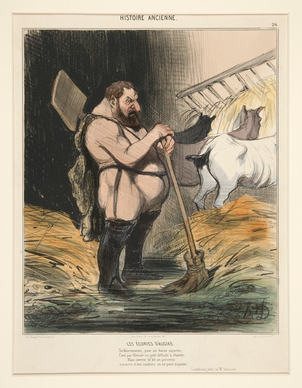 Stallet D av Honoré Daumier