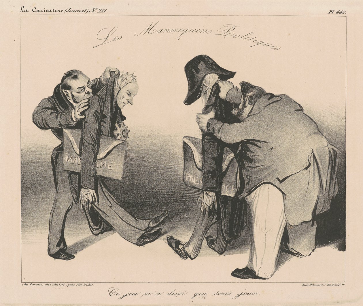 Politiska modeller av Honoré Daumier