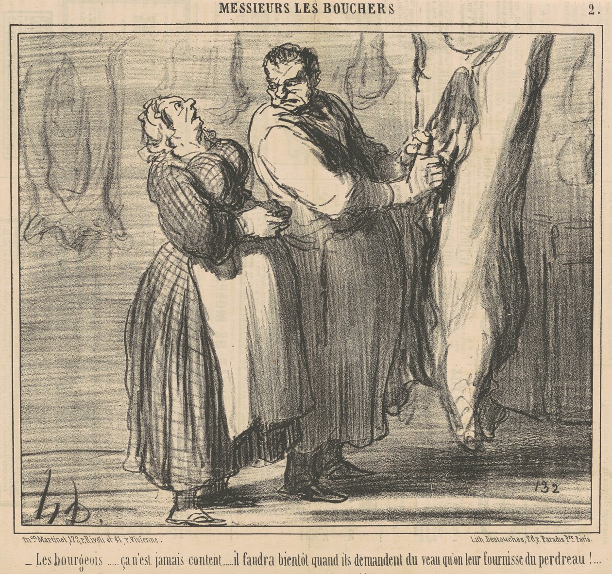 Den borgerliga... av Honoré Daumier