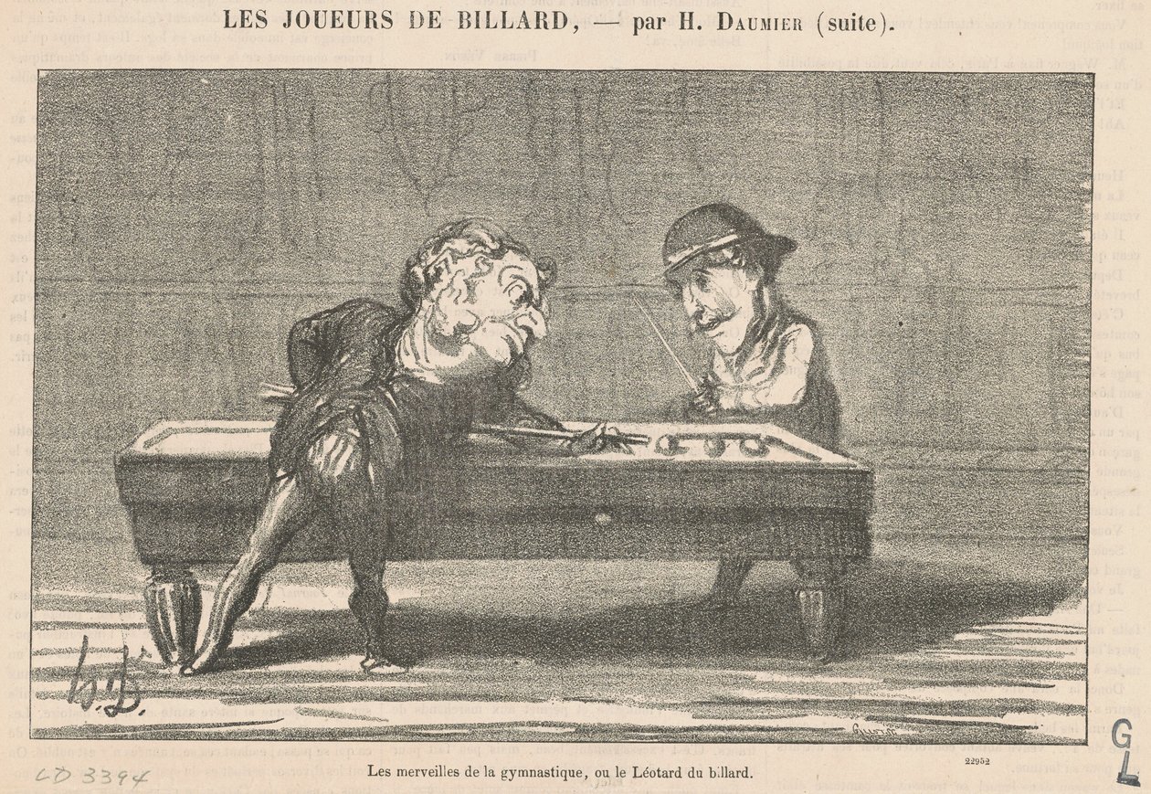 Gymnastikens underverk... av Honoré Daumier