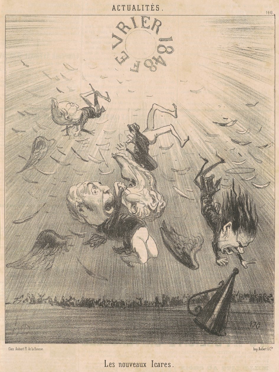 Den nya Ikaros av Honoré Daumier