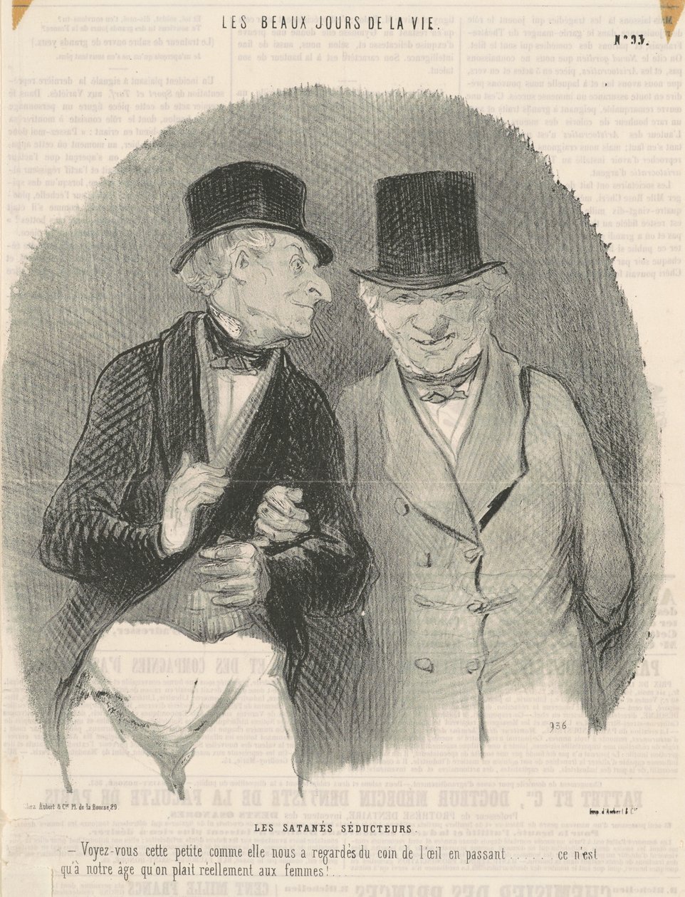 De irriterande förförarna av Honoré Daumier
