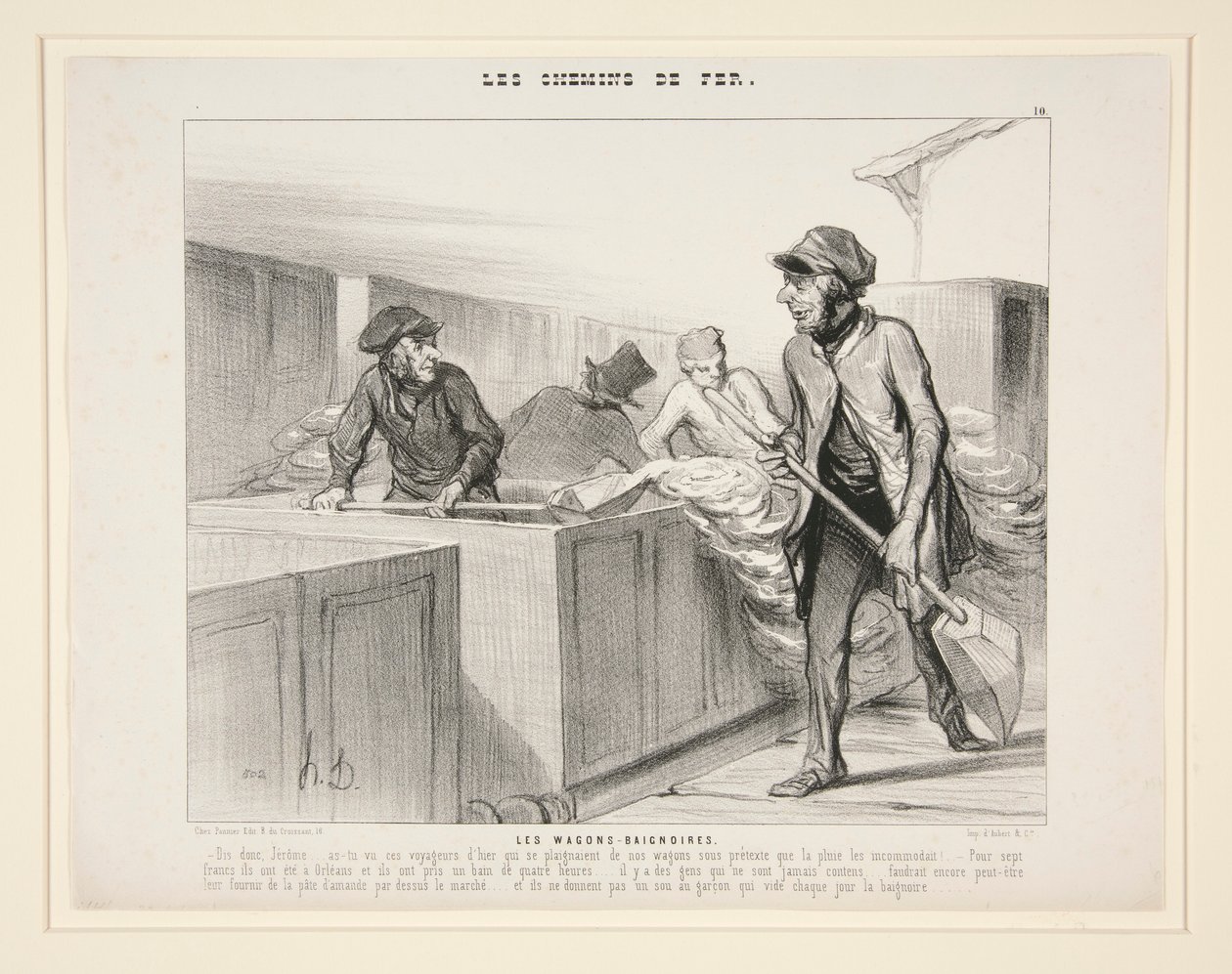 Badbilar: Hej Jerome av Honoré Daumier