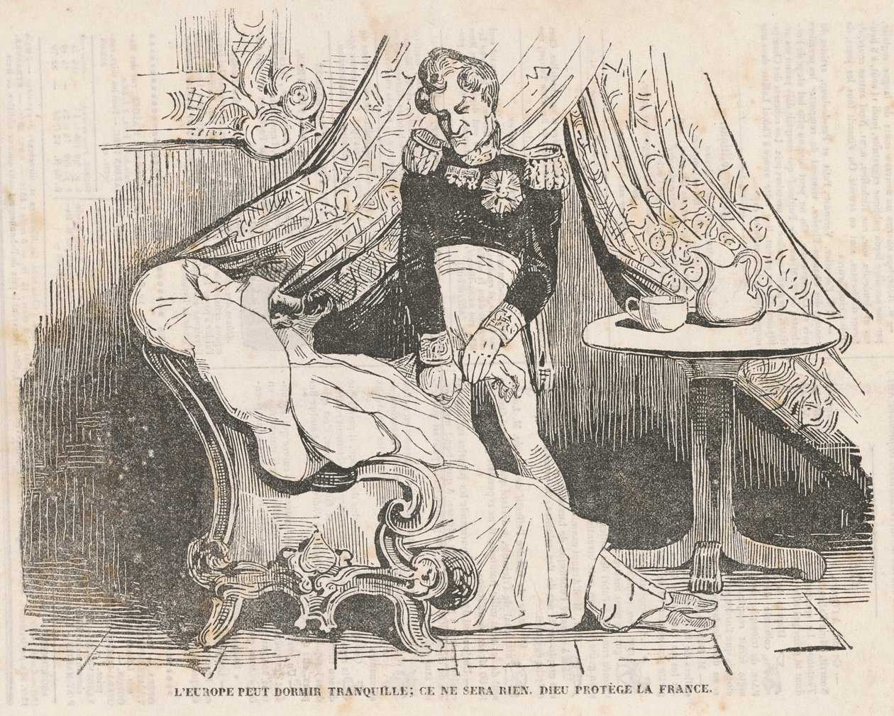 Europa kan ta det lugnt... av Honoré Daumier