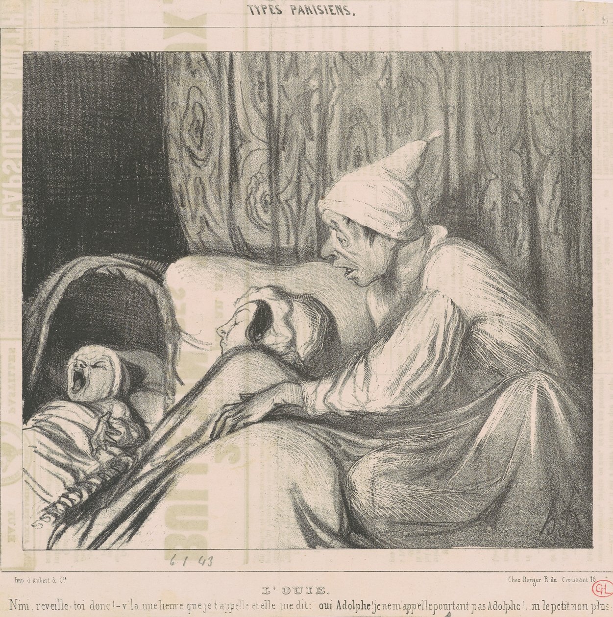 hörsel av Honoré Daumier