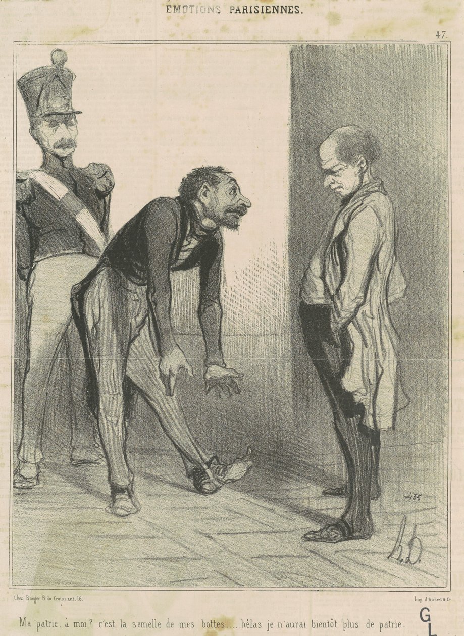 Mitt hemland, mitt?... av Honoré Daumier