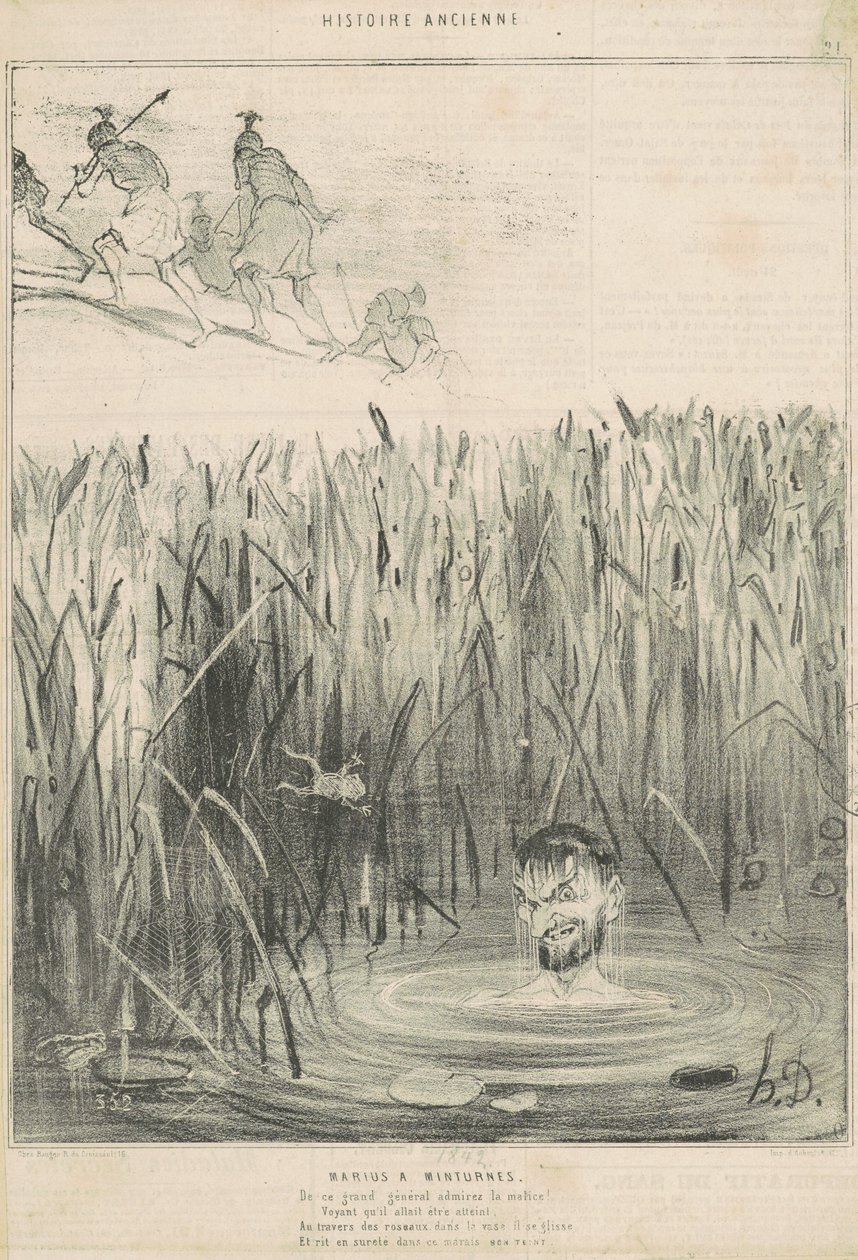 Marius från Minturnes av Honoré Daumier