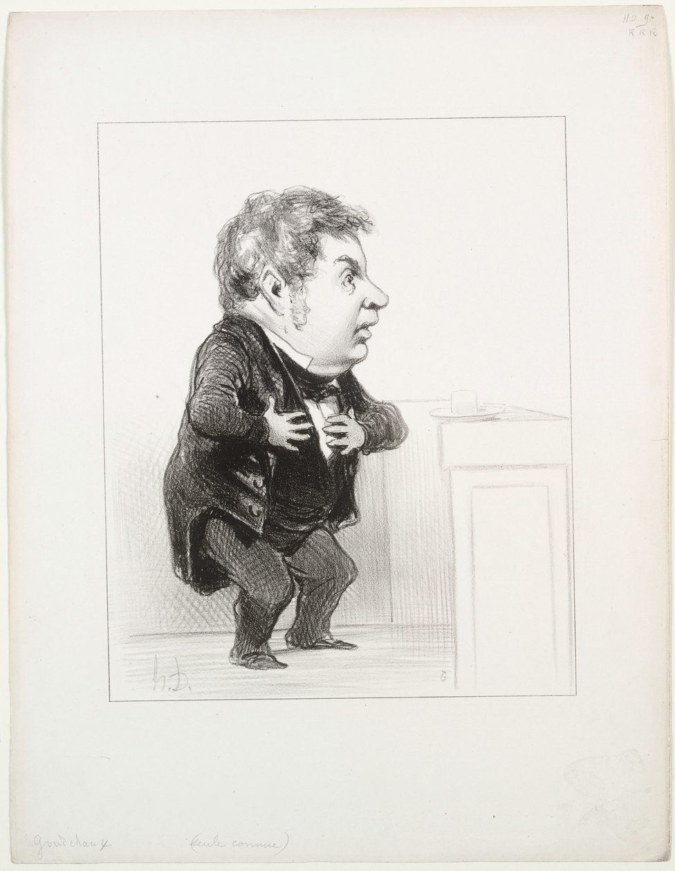 Michel Goudchaux av Honoré Daumier