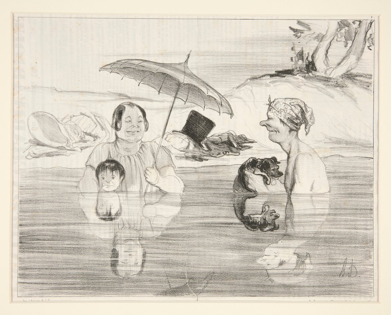 Fru Greluche: Åh Gustave, vadå av Honoré Daumier