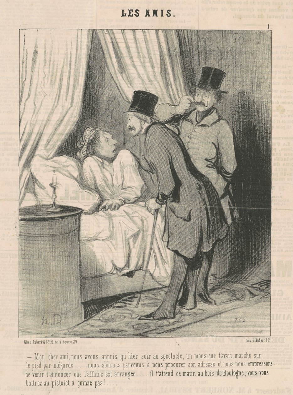 Min kära vän, vi lärde oss... av Honoré Daumier