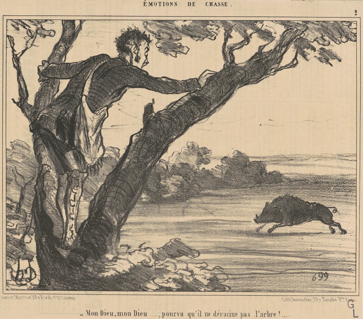 Herregud, min gud... förutsatt... av Honoré Daumier