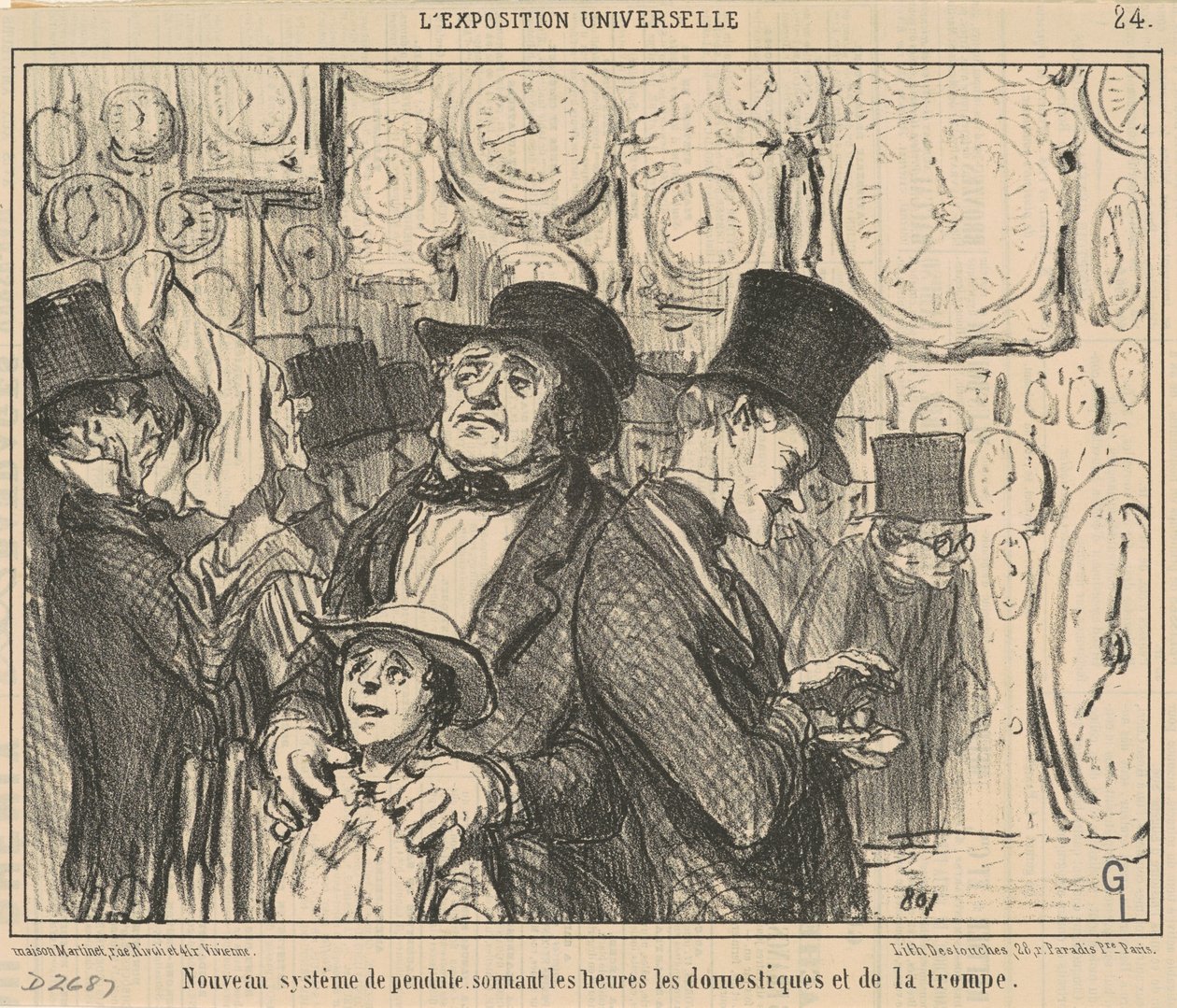 Nytt pendelsystem... av Honoré Daumier