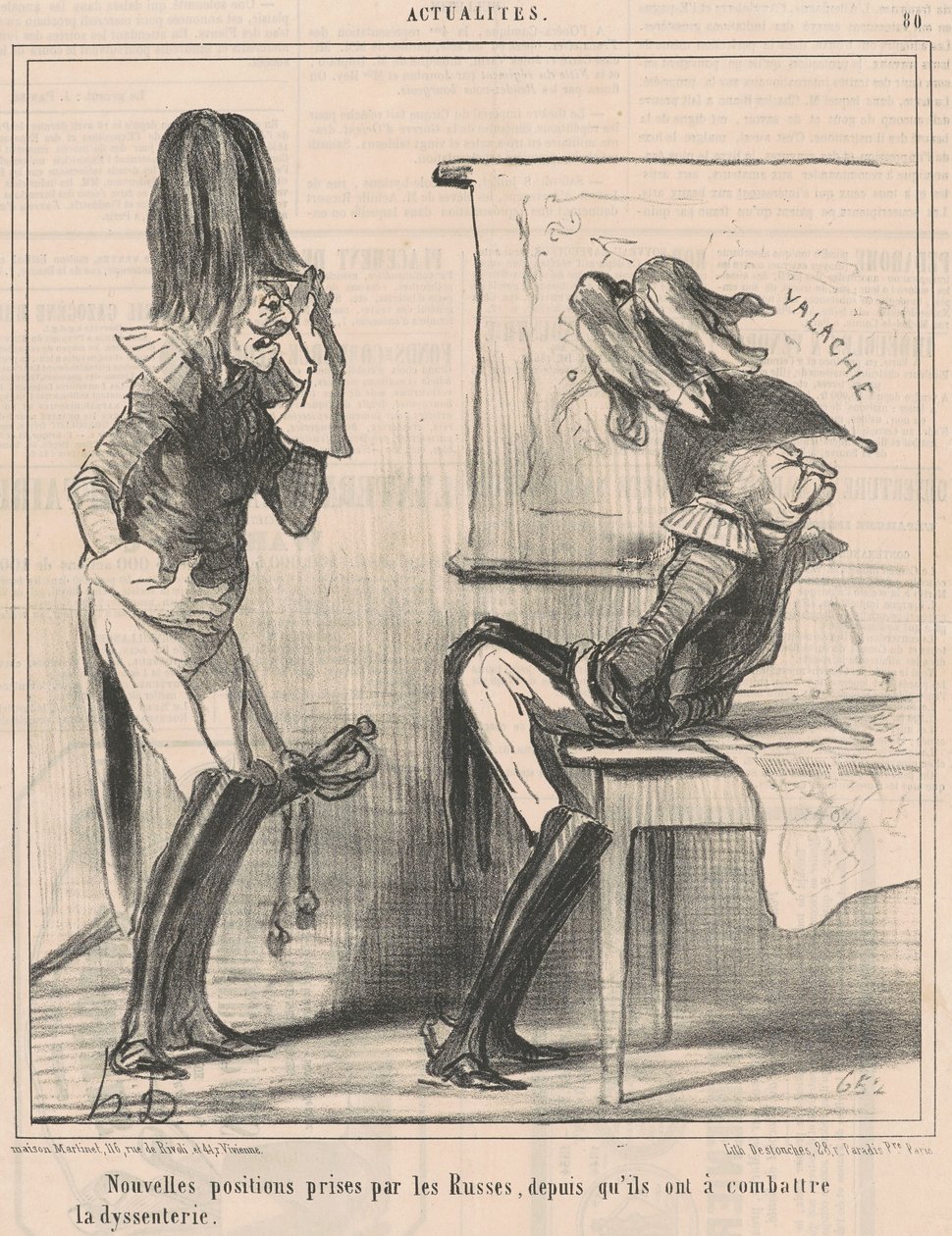 Nya positioner intagna av ryssarna ... av Honoré Daumier