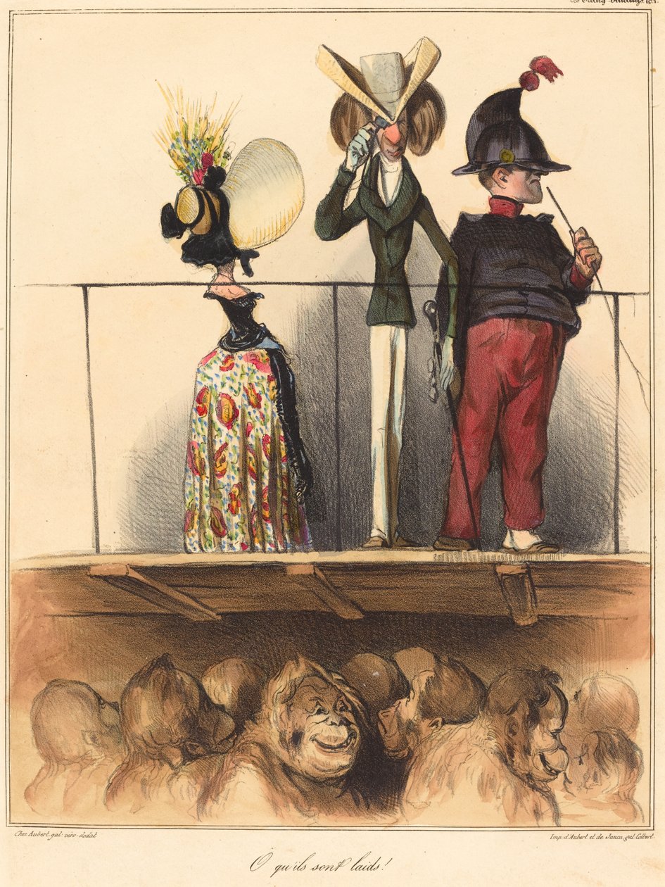 Oj vad fula de är! av Honoré Daumier