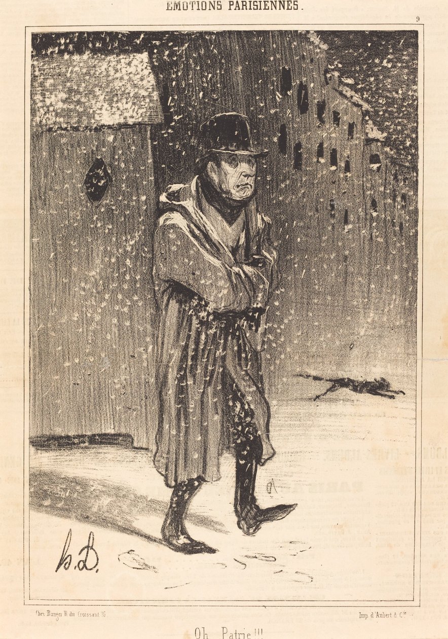 Åh hemland!!! av Honoré Daumier
