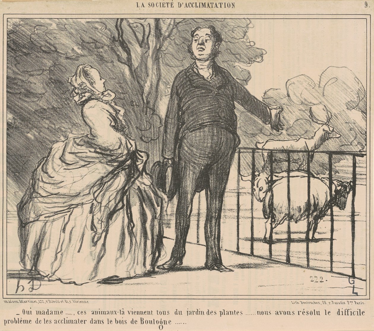 Ja frun... de där djuren... av Honoré Daumier