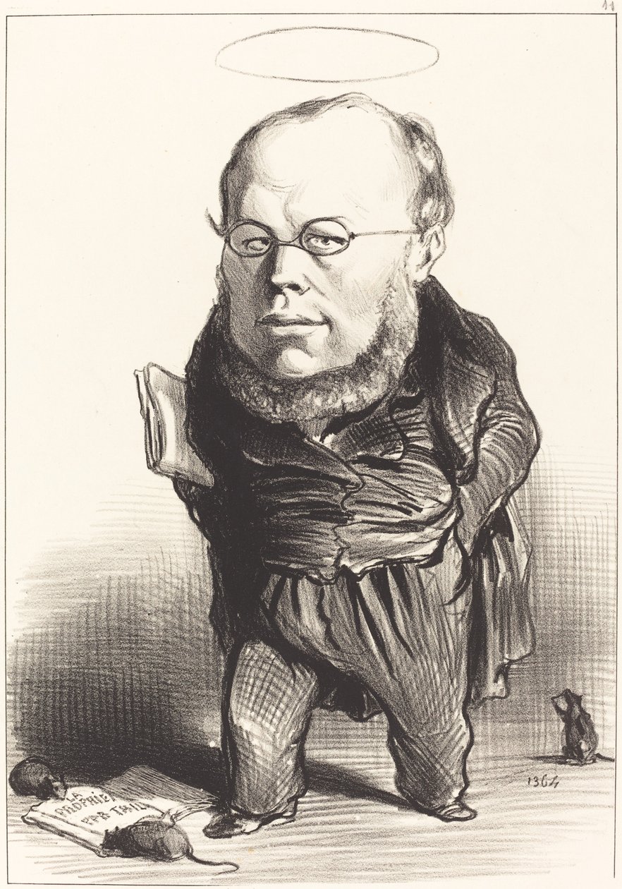 P.J. Proudhon av Honoré Daumier