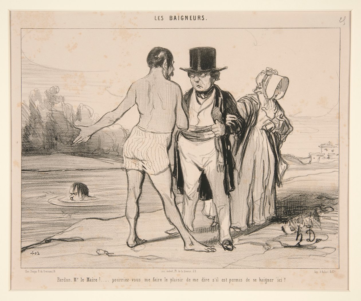 Ursäkta mig, herr borgmästare! av Honoré Daumier