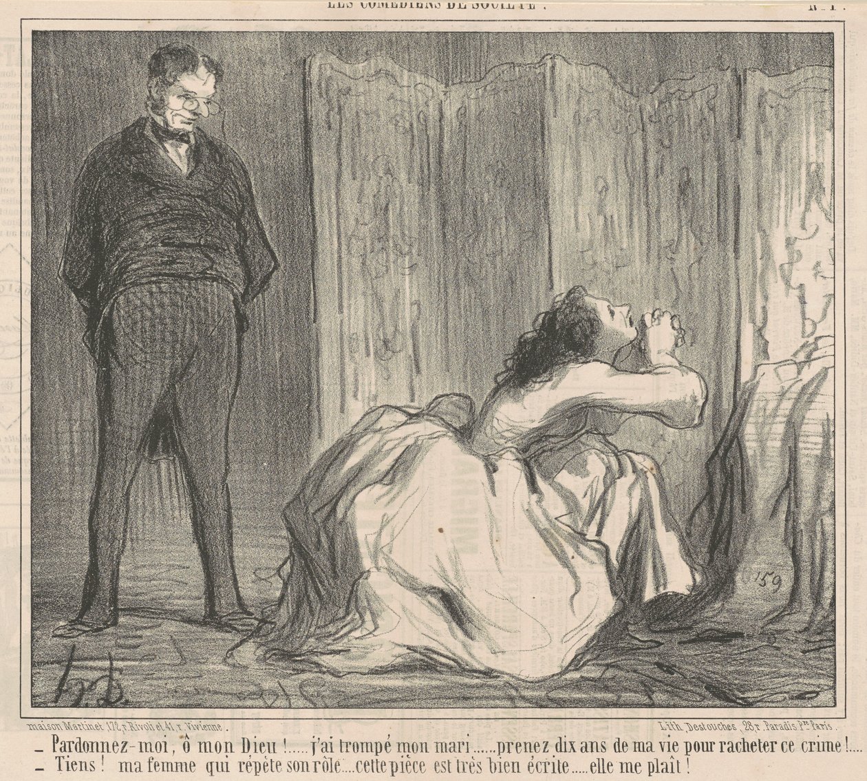 Förlåt mig, herregud! ... av Honoré Daumier