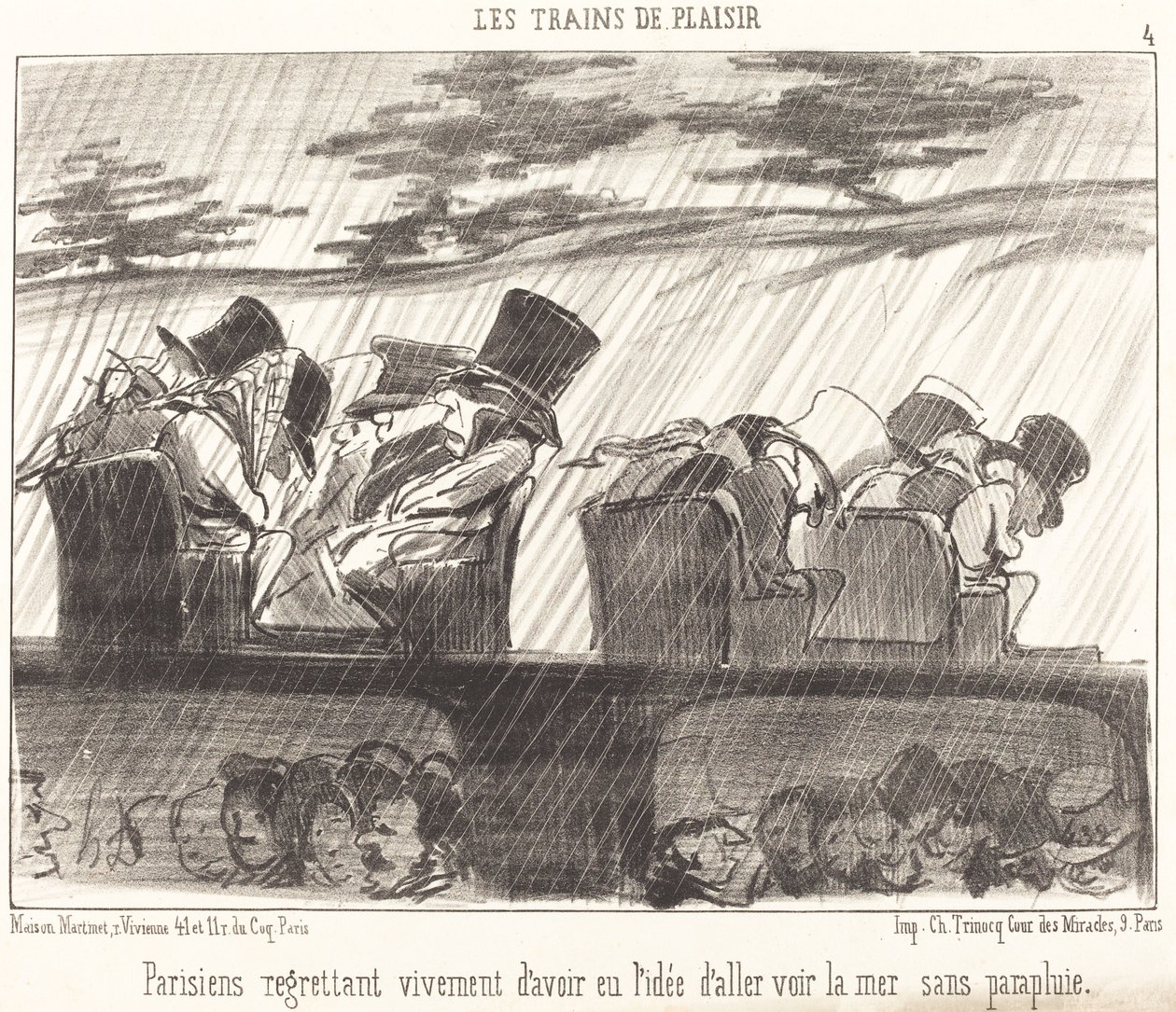 Parisbor ångrar djupt... av Honoré Daumier