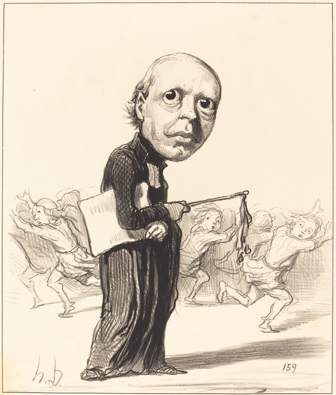 Pierre Louis Parisis av Honoré Daumier