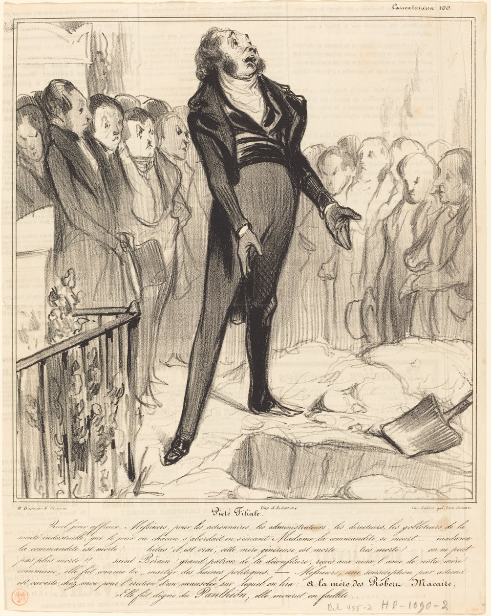 Vänlig fromhet av Honoré Daumier