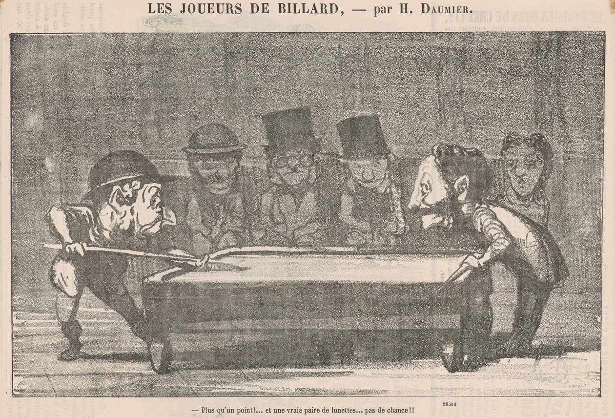 Mer än en poäng! ... Ingen chans!! av Honoré Daumier