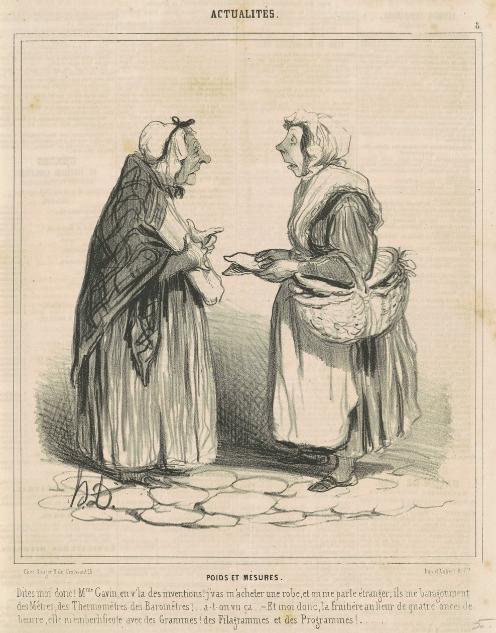 Vikter och mått av Honoré Daumier