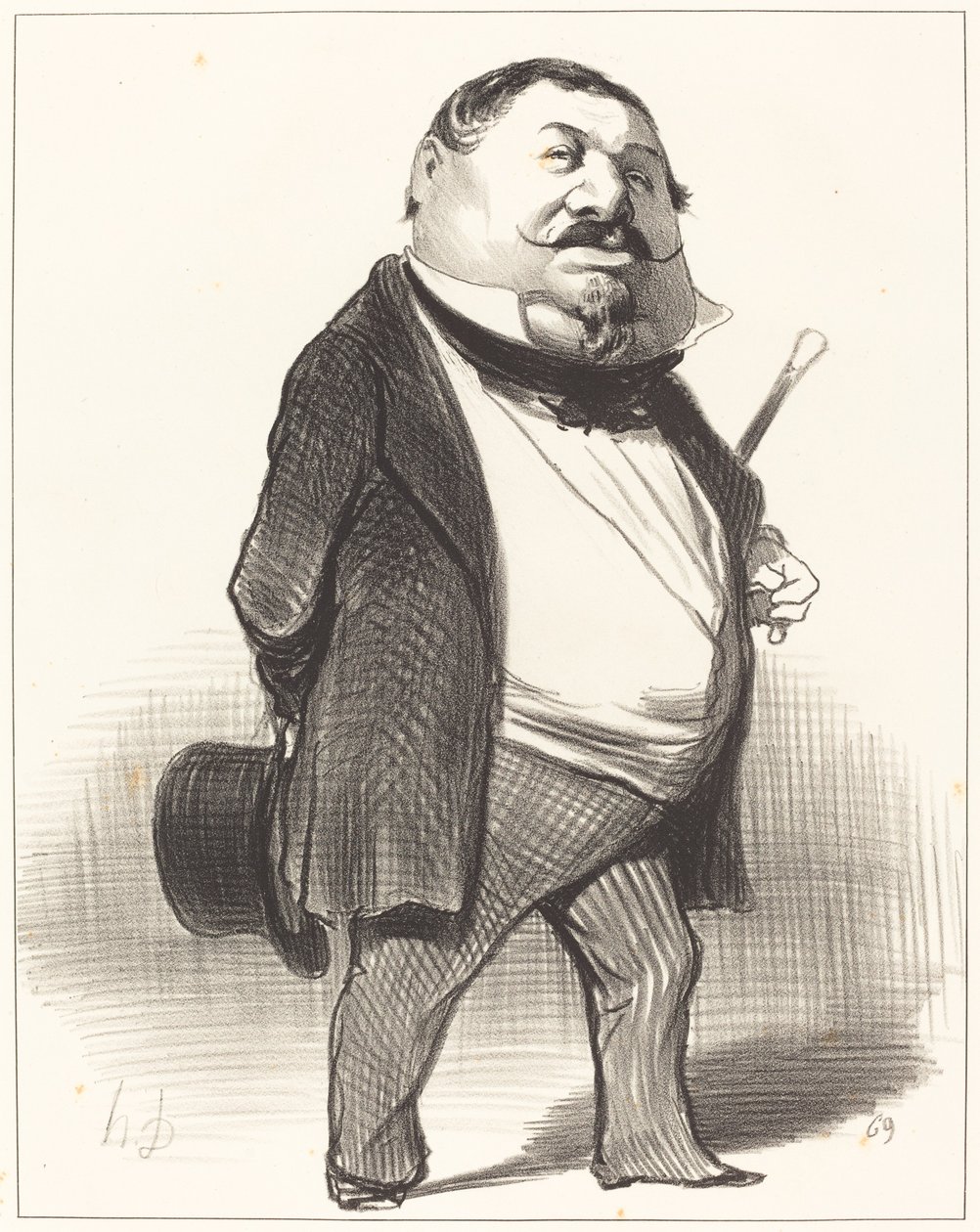 Prins Lucien Murat av Honoré Daumier
