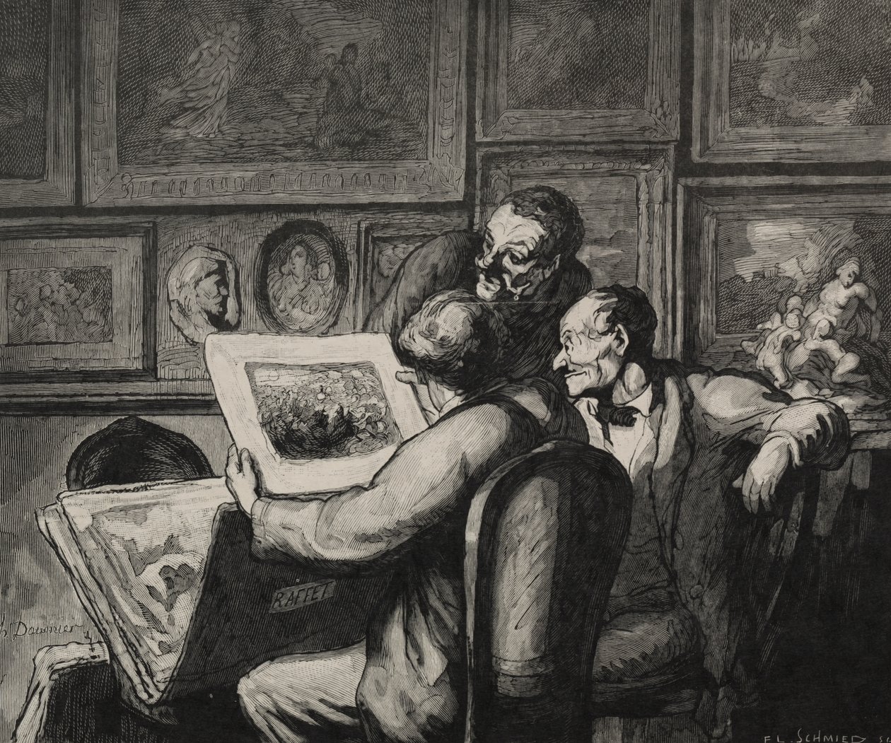 Printentusiaster av Honoré Daumier