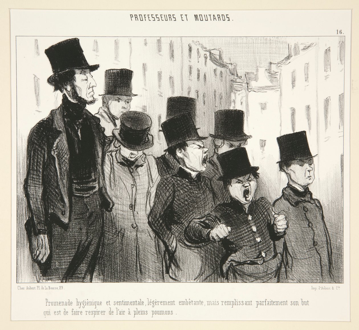 Promenade hygi av Honoré Daumier