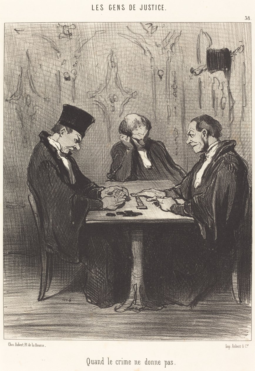 När brott inte ger av Honoré Daumier