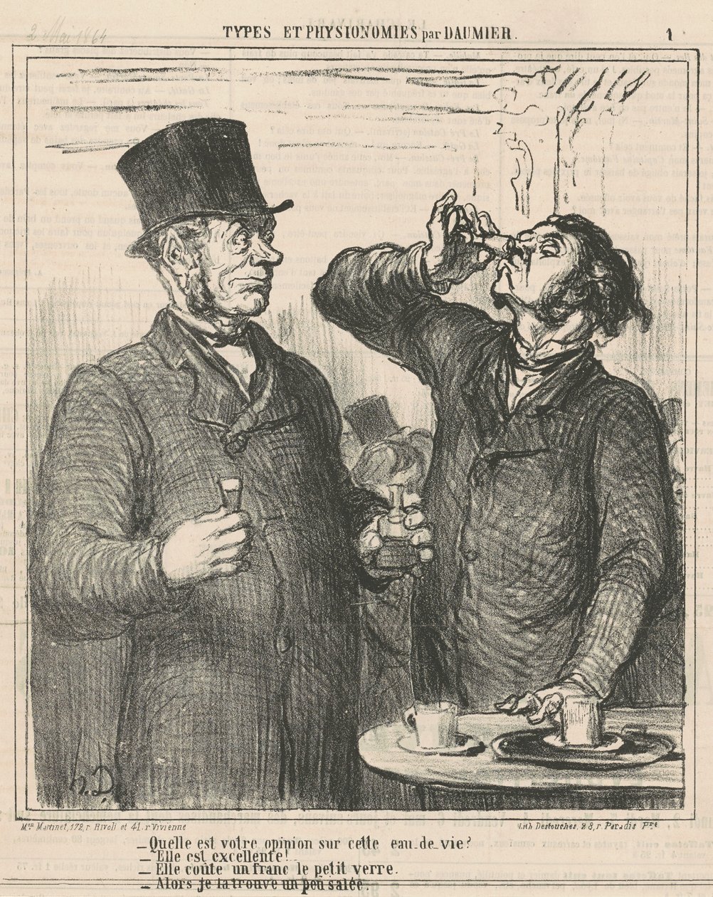 Vad är din åsikt om... av Honoré Daumier