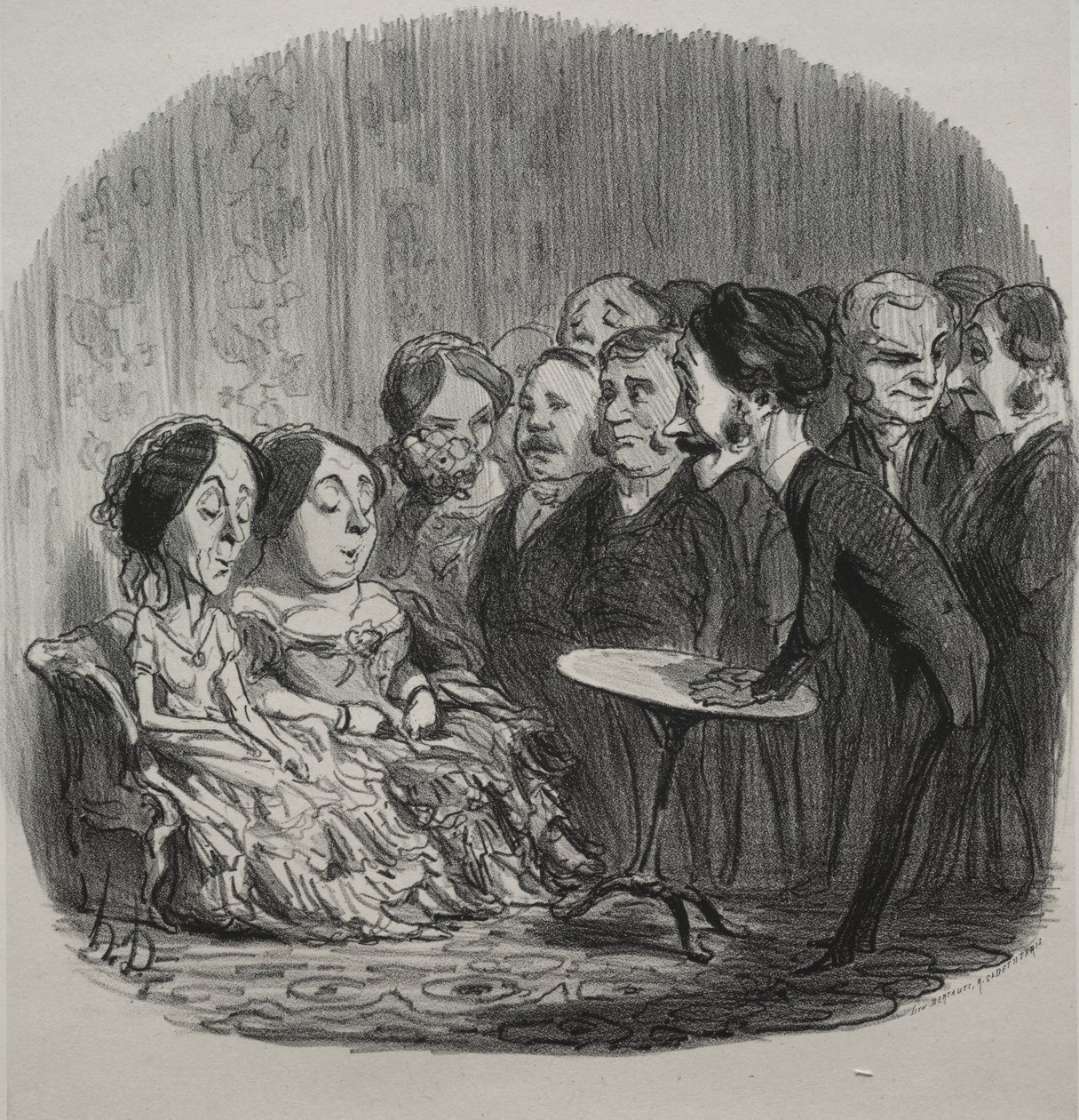 Rappande Spirits av Honoré Daumier