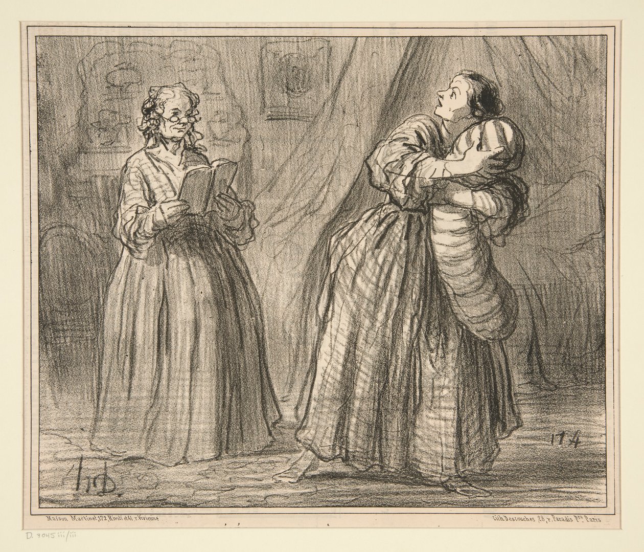 Upprepning d av Honoré Daumier