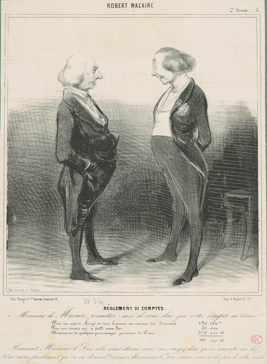 Avgörande poäng av Honoré Daumier