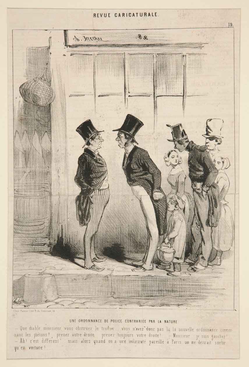 Robert Macaire chef för av Honoré Daumier
