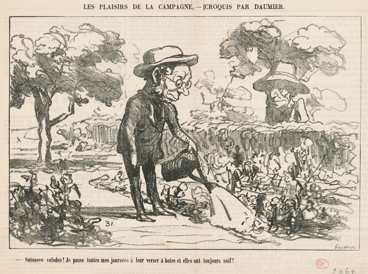 jävla sallader... av Honoré Daumier