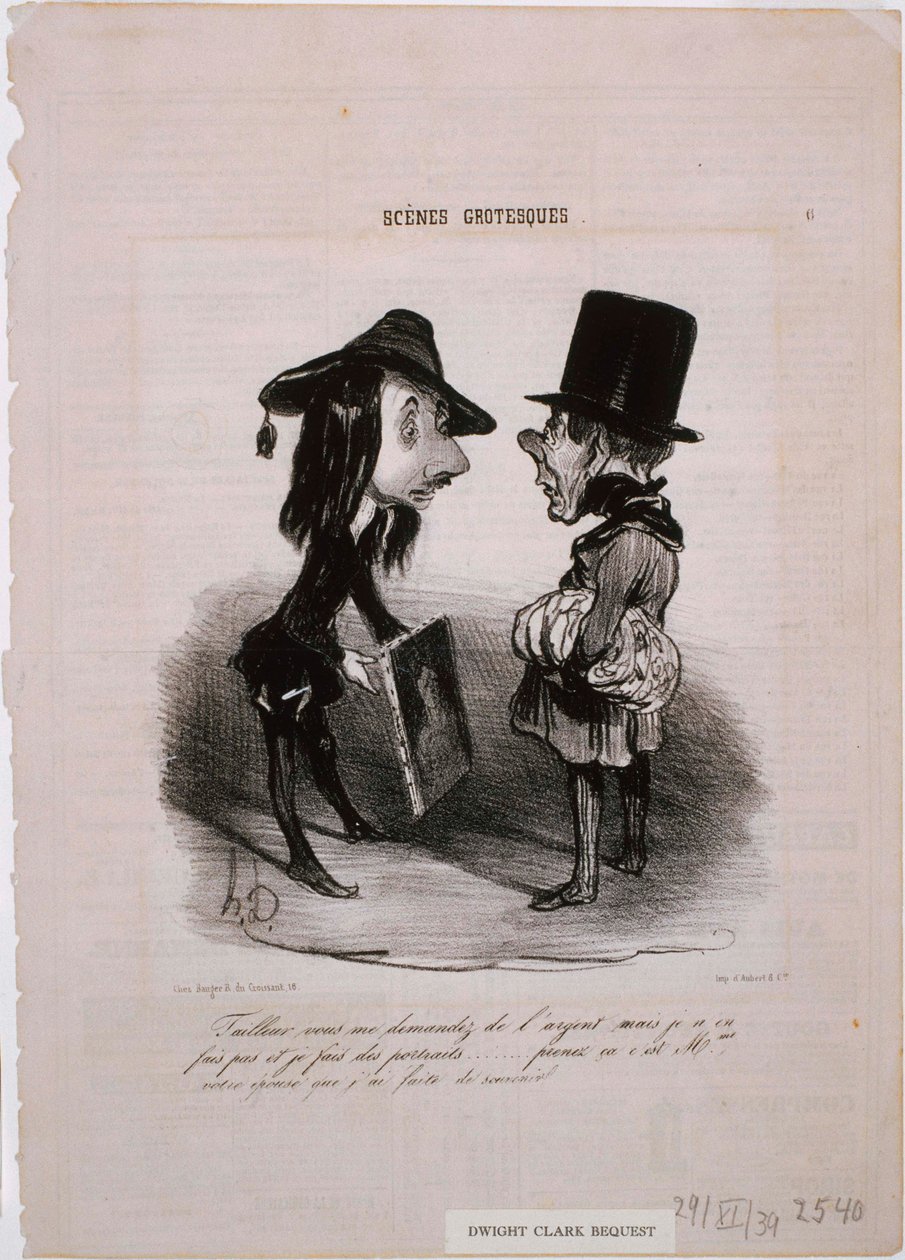 Groteska scener - Skräddarsy ... Ta det här av Honoré Daumier