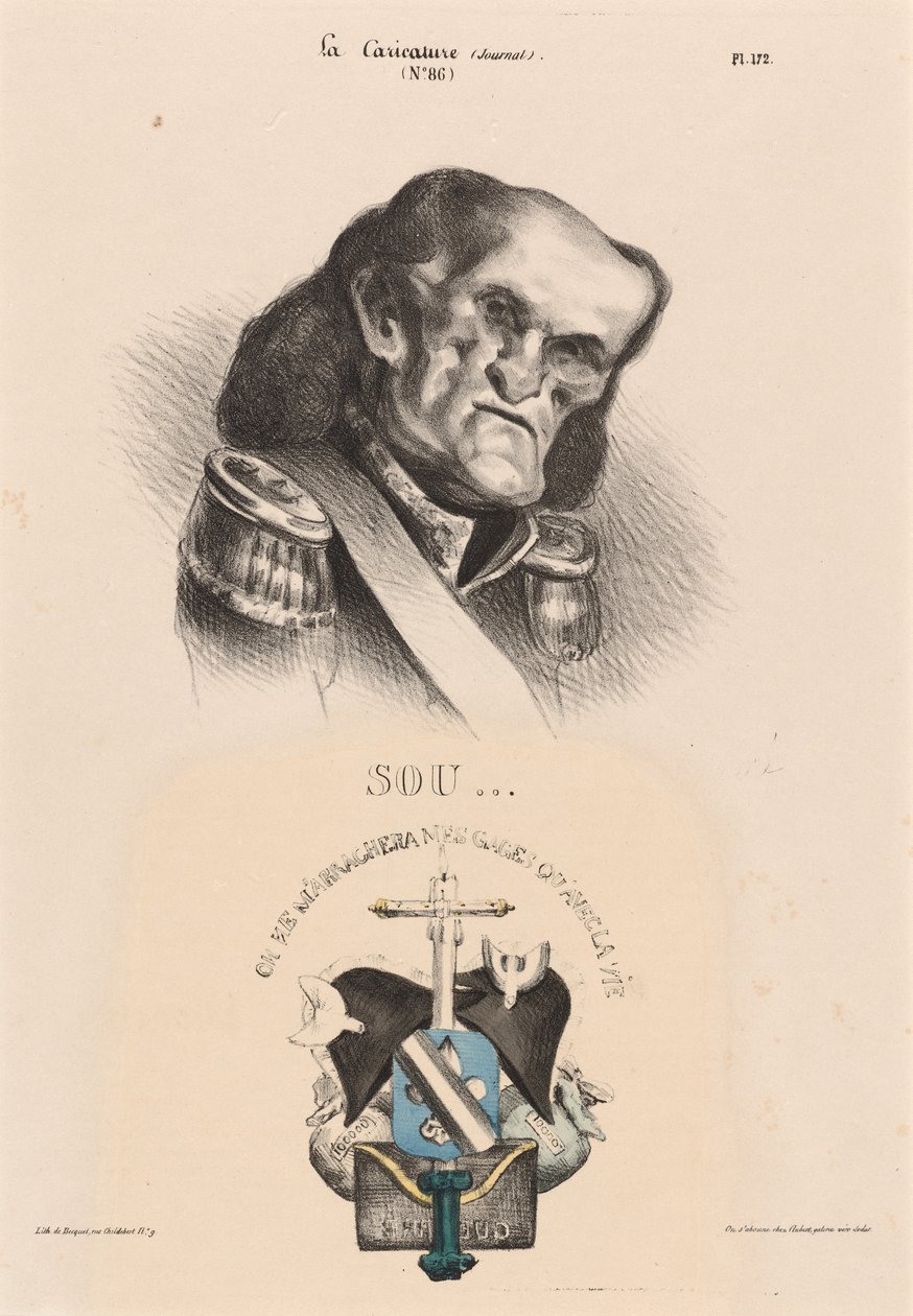 Soult (marskalk) av Honoré Daumier