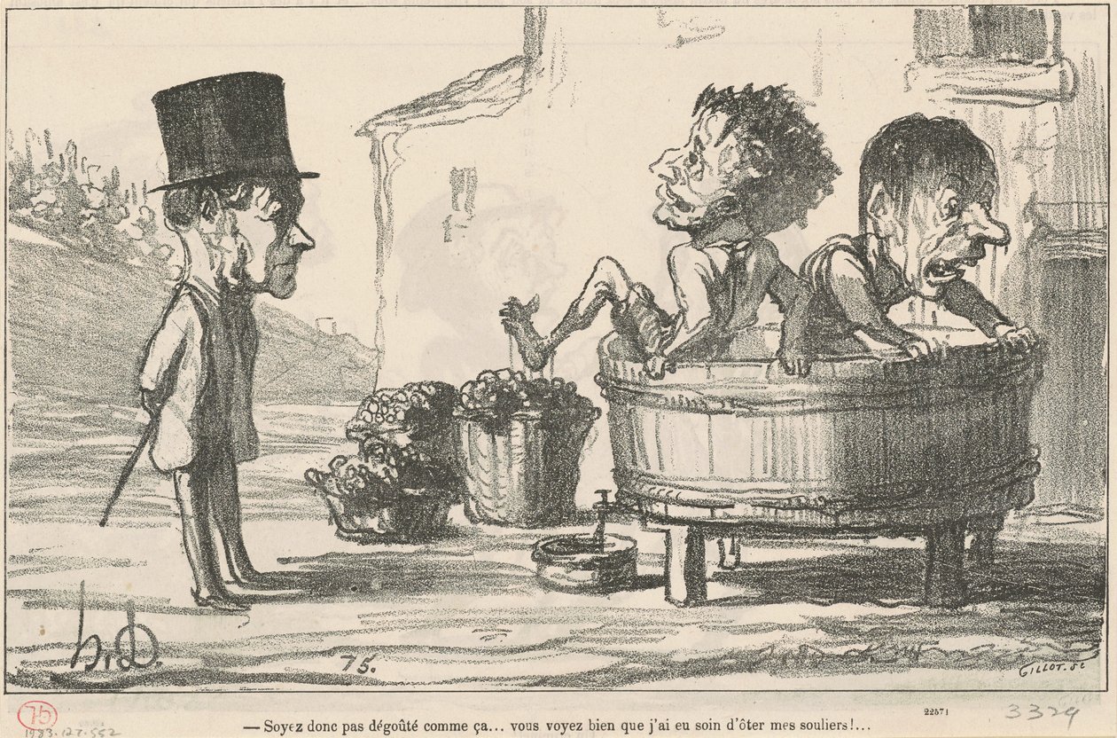 Så var inte äcklad så... av Honoré Daumier