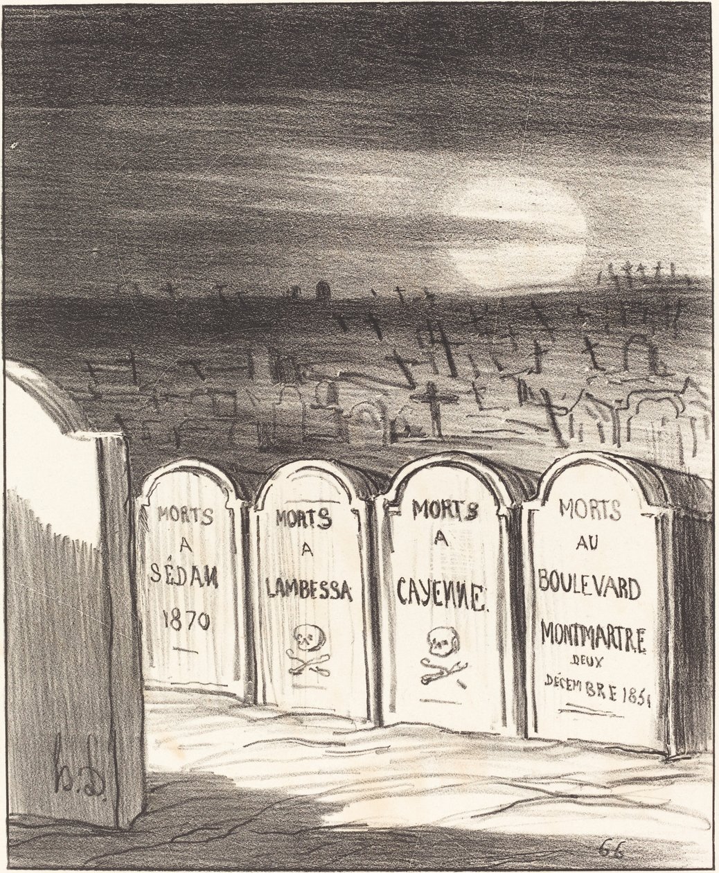 Square Napoleon av Honoré Daumier