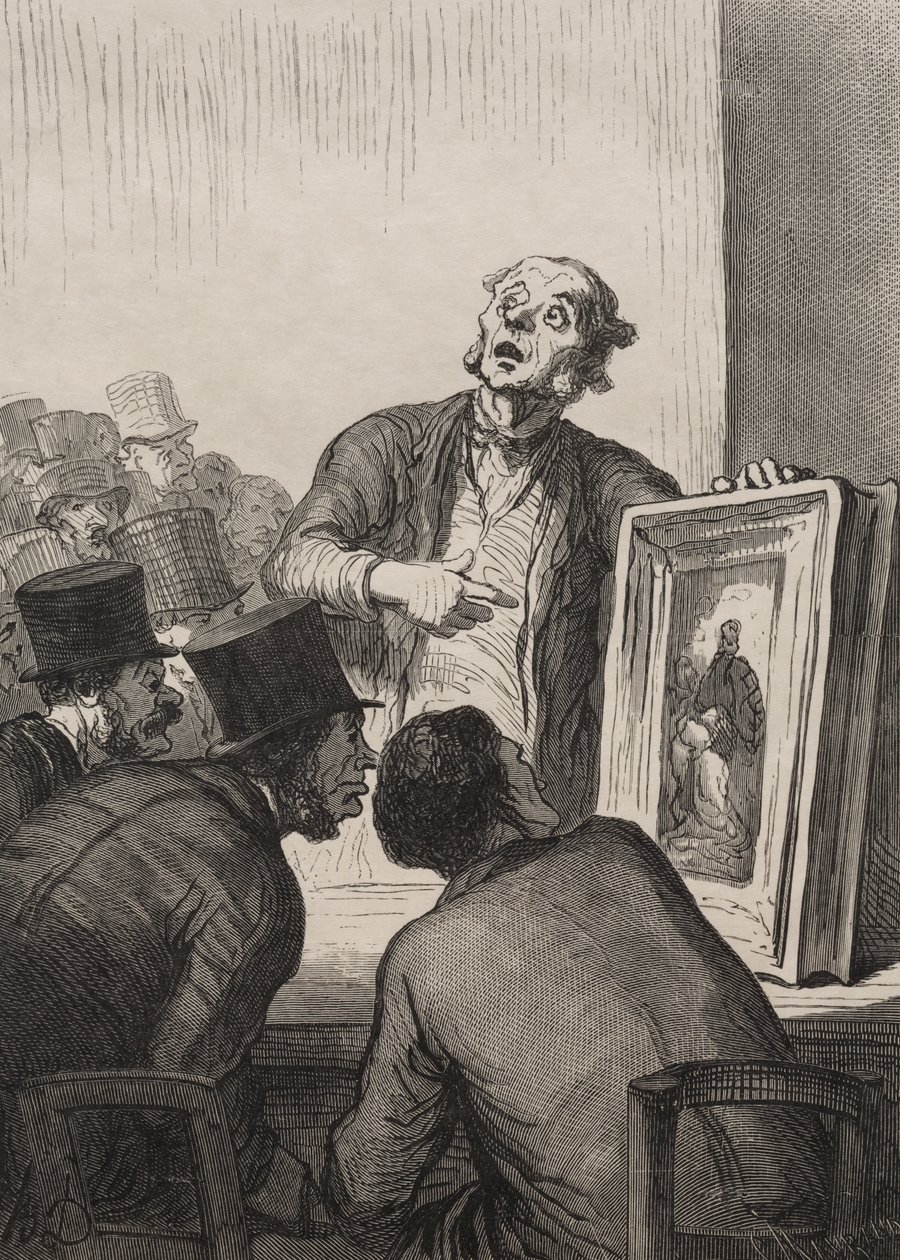 Auktionsrummet: Experten av Honoré Daumier