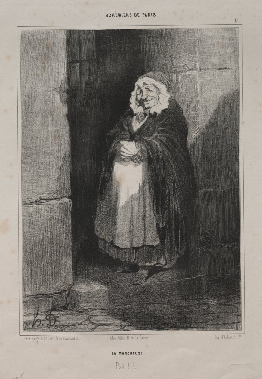 Fotgängaren av Honoré Daumier